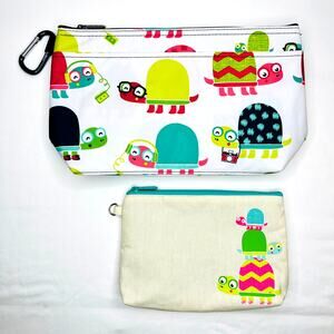 Thirty-One Cool Clip Thermal Pouch Thermal Bag Topsy Turtles & Mini Pouch